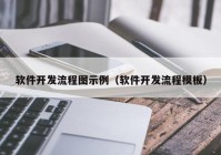 软件开发流程图示例（软件开发流程模板）