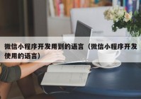 微信小程序开发用到的语言（微信小程序开发使用的语言）