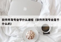 软件开发专业学什么课程（软件开发专业是干什么的）