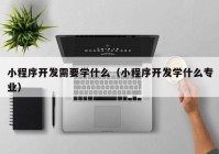 小程序开发需要学什么（小程序开发学什么专业）