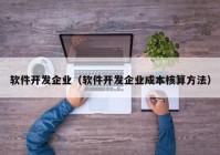 软件开发企业（软件开发企业成本核算方法）